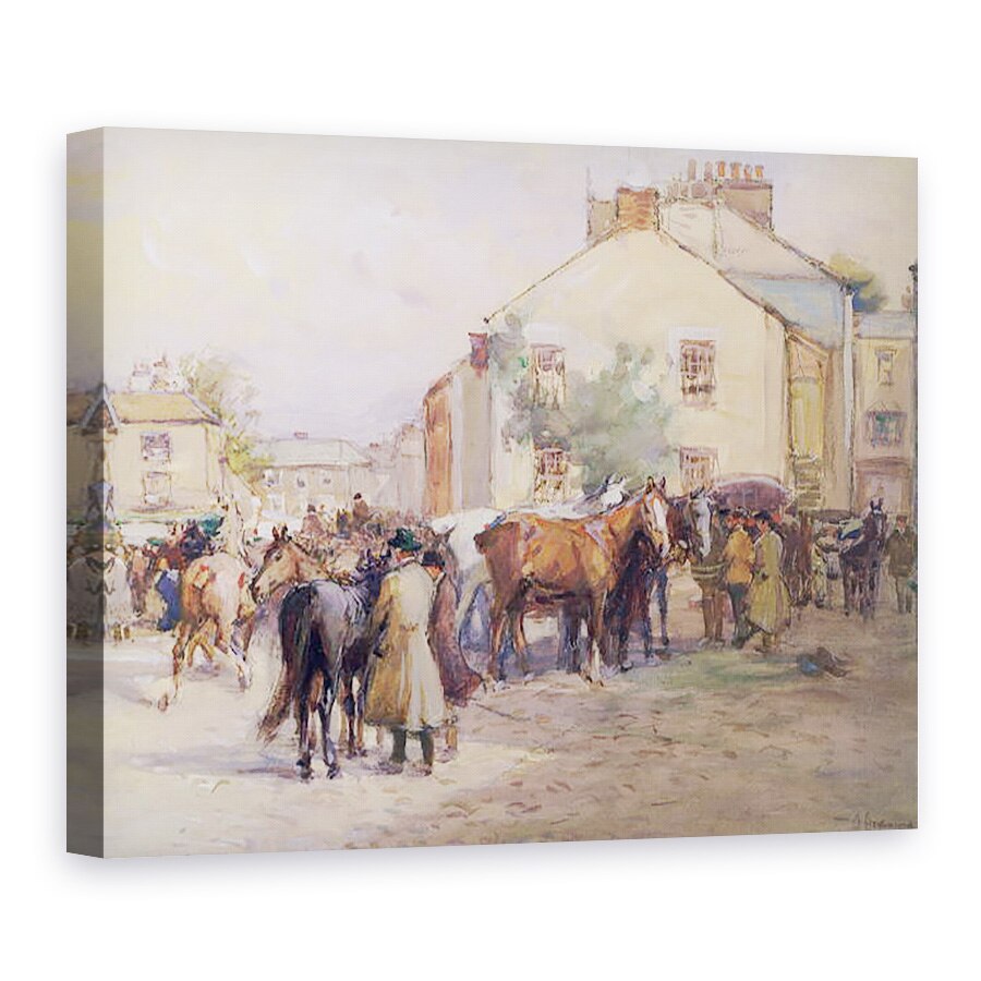 Tablou canvas - John Atkinson - Targul de cai, 50 x 70 cm