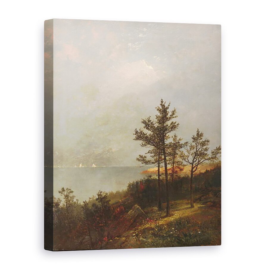 Tablou canvas - John Frederick Kensett - Colectarea furtunii pe Long Island Sound, 50 x 70 cm