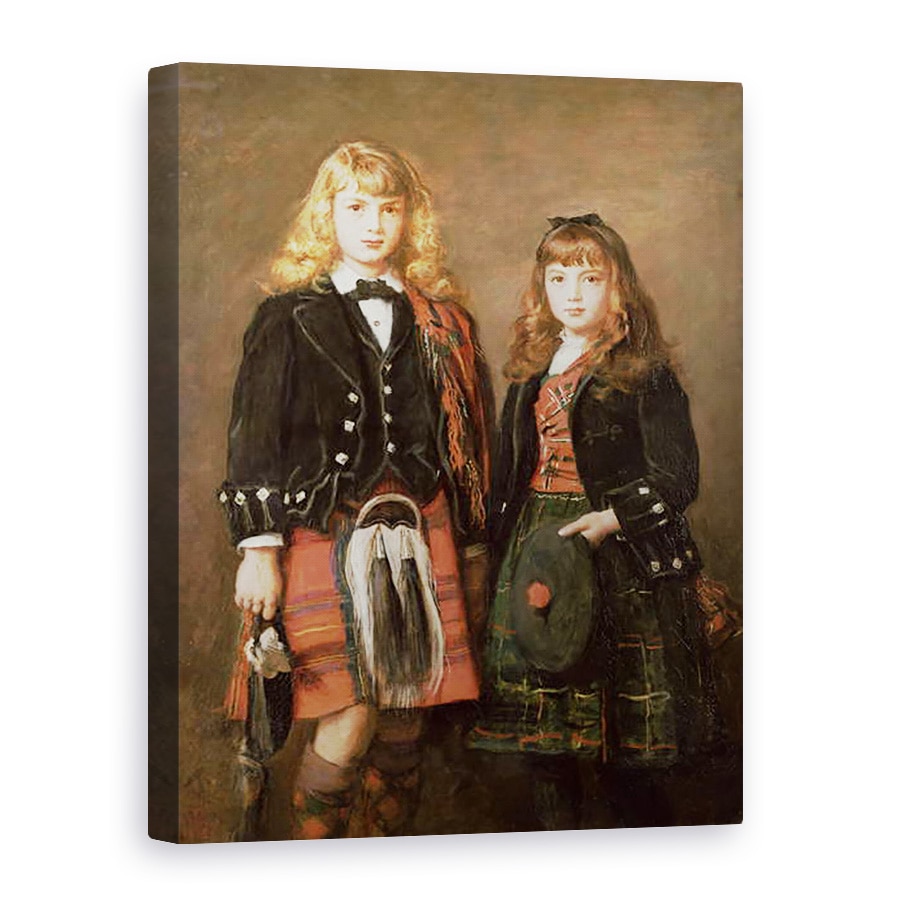 Tablou canvas - John Everett Millais - Doi Bairns, 60 x 80 cm