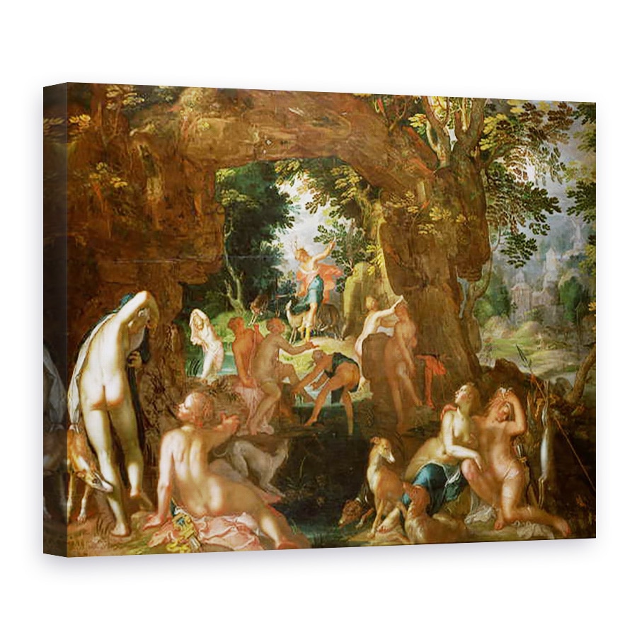 Tablou canvas - Joachim Wtewael - Diana si Actaeon, 75 x 100 cm