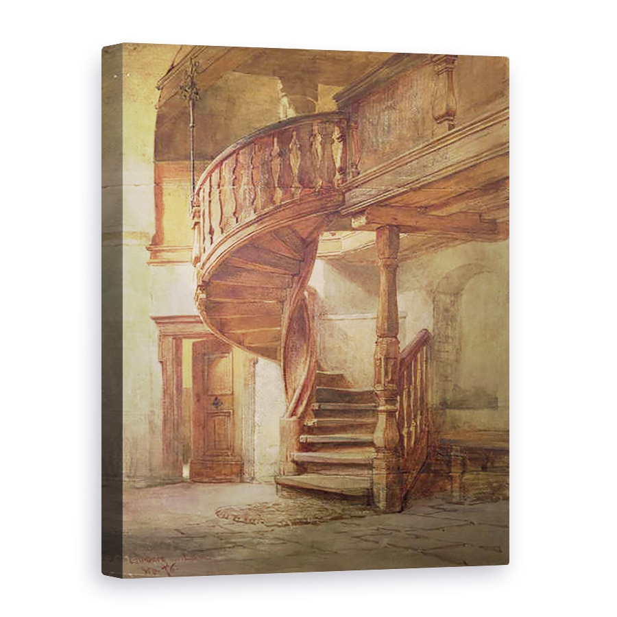Tablou canvas - Johann Martin Gensler - Scara spirala. Limburg an der Lahn, 50 x 70 cm