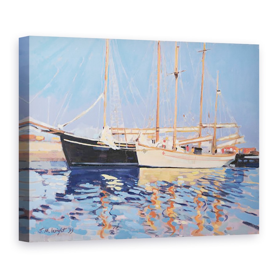 Tablou canvas - Jennifer Wright - Nave acostate de navigatie, Skagen, Danemarca, 50 x 70 cm