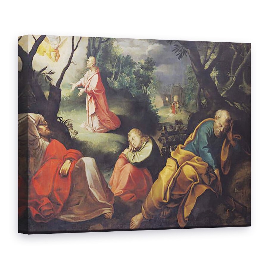 Tablou canvas - Jeremie Le Pilleur - Hristos in Gradina Maslinilor, 60 x 80 cm