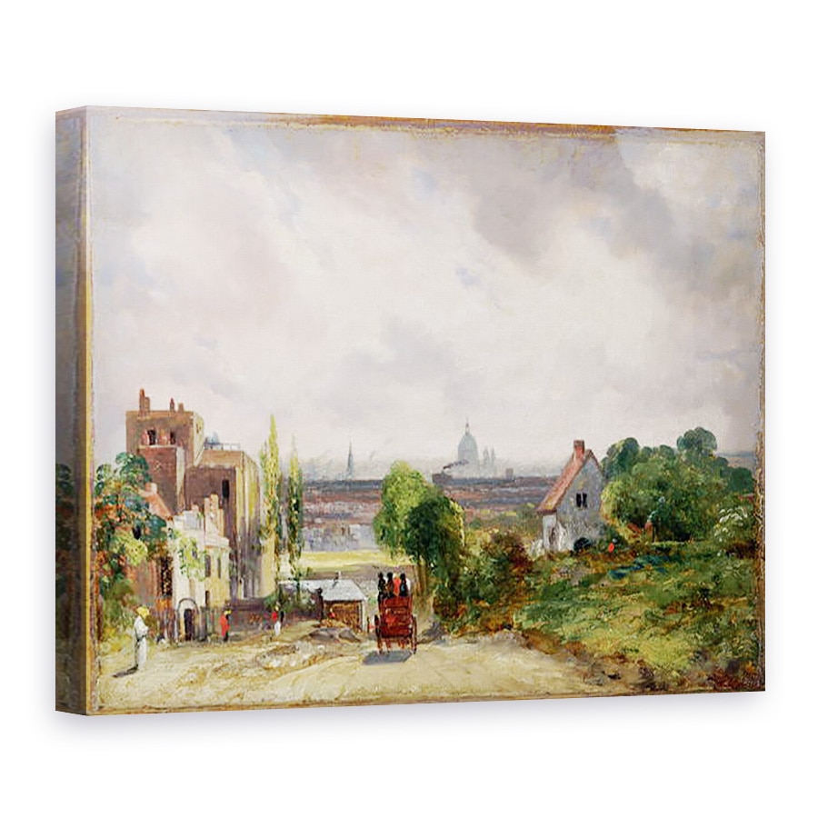 Tablou canvas - John Constable - Cabana lui Sir Richard Steele, Hampstead, 60 x 80 cm