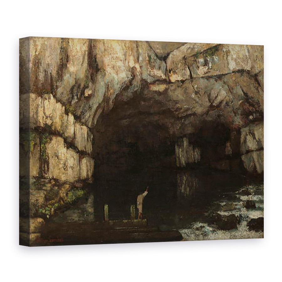 Tablou canvas - Gustave Courbet - La Grotte de la Loue, 60 x 80 cm