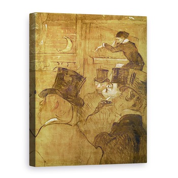 Tablou canvas - Henri de Toulouse-Lautrec - Semne pentru casa Goulue, la Targul Trone din Paris. Dansul maur, La Gouloue Louise Weber la Foire du Tréne detaliu al lui Oscar Wilde, 75 x 100 cm Tablou canvas - Henri de Toulouse-Lautrec - Semne pentru casa Goulue, la Targul Trone din Paris. Dansul maur, La Gouloue Louise Weber la Foire du Tréne detaliu al lui Oscar Wilde, 75 x 100 cm