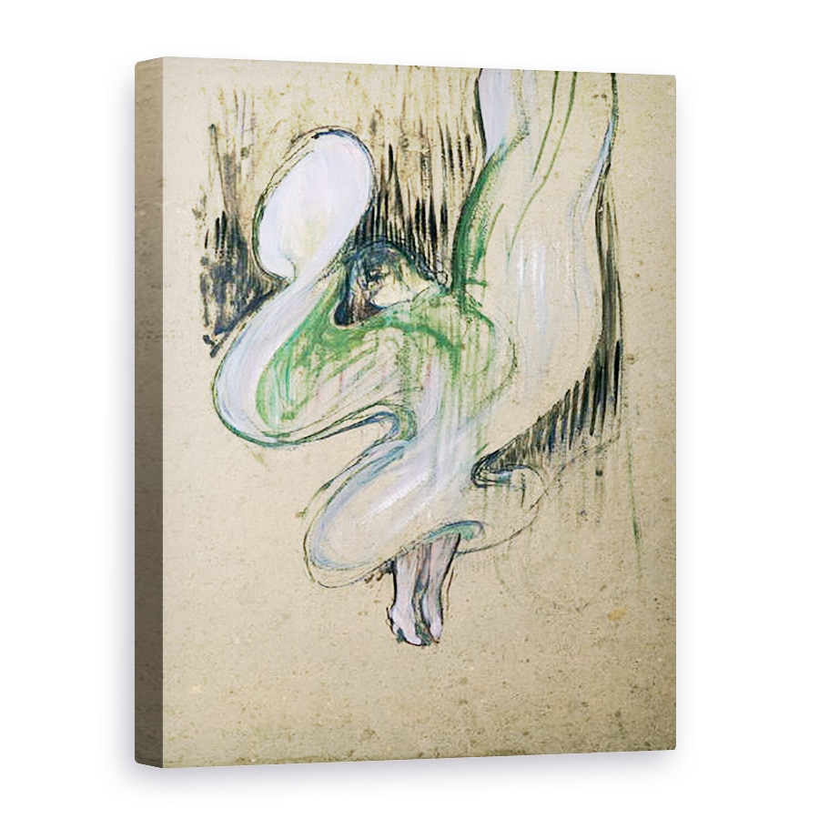 Tablou canvas - Henri de Toulouse-Lautrec - Studiu pentru Loie Fuller 1862-1928 la Folies-Bergere, 75 x 100 cm