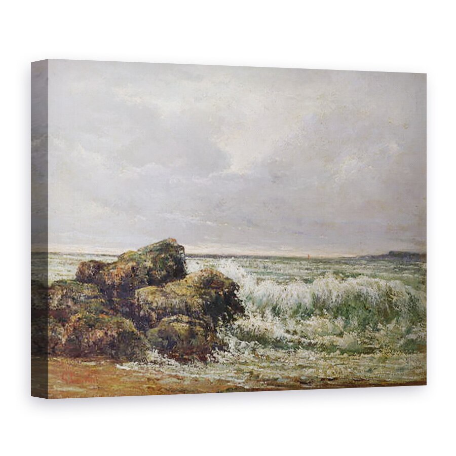 Tablou canvas - Gustave Courbet - Valul, 60 x 80 cm