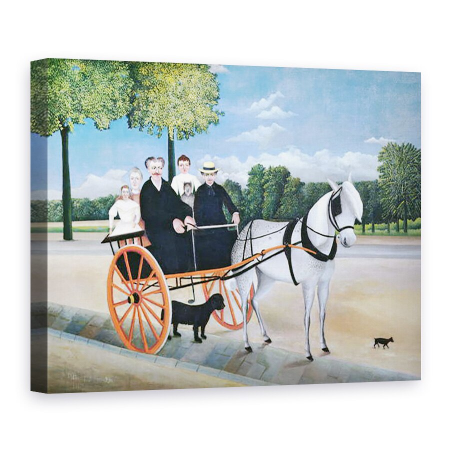 Tablou canvas - Henri J.F. Rousseau - Capcana batranului Junier, 75 x 100 cm