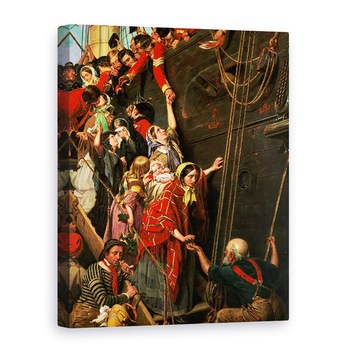 Tablou canvas - Henry Nelson O'Neil - Spre est, Ho! - August 1857, 50 x 70 cm Tablou canvas - Henry Nelson O'Neil - Spre est, Ho! - August 1857, 50 x 70 cm