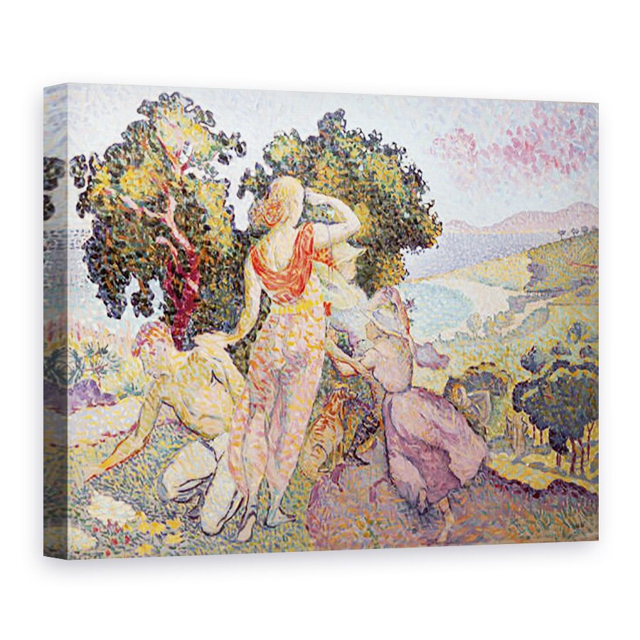 Tablou canvas - Henri-Edmond Cross - Excursionistii, 75 x 100 cm