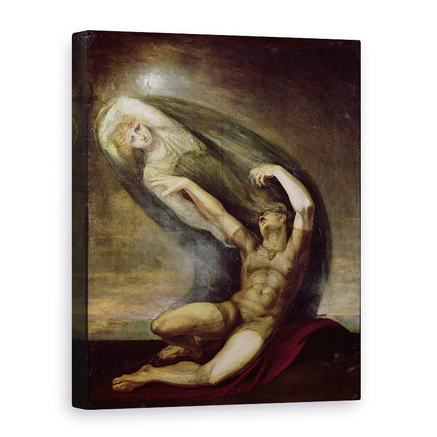 Tablou canvas - Henry Fuseli - Ahile in cautarea umbrei patrulelor, 75 x 100 cm