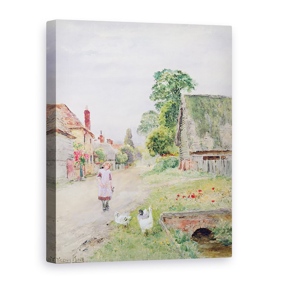 Tablou canvas - Henry John Yeend King - Fata de gasca, 60 x 80 cm