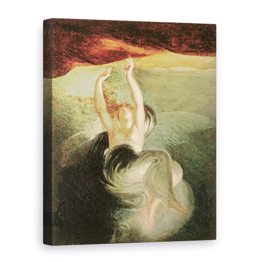 Tablou canvas - Henry Fuseli - Titania gaseste inelul magic pe tarm, 75 x 100 cm
