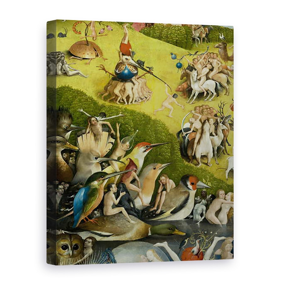 Tablou canvas - Hieronymus Bosch - Gradina deliciilor Pamantesti XI, 75 x 100 cm