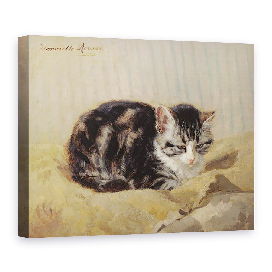 Tablou canvas - Henriette Ronner-Knip - Tabby, 50 x 70 cm