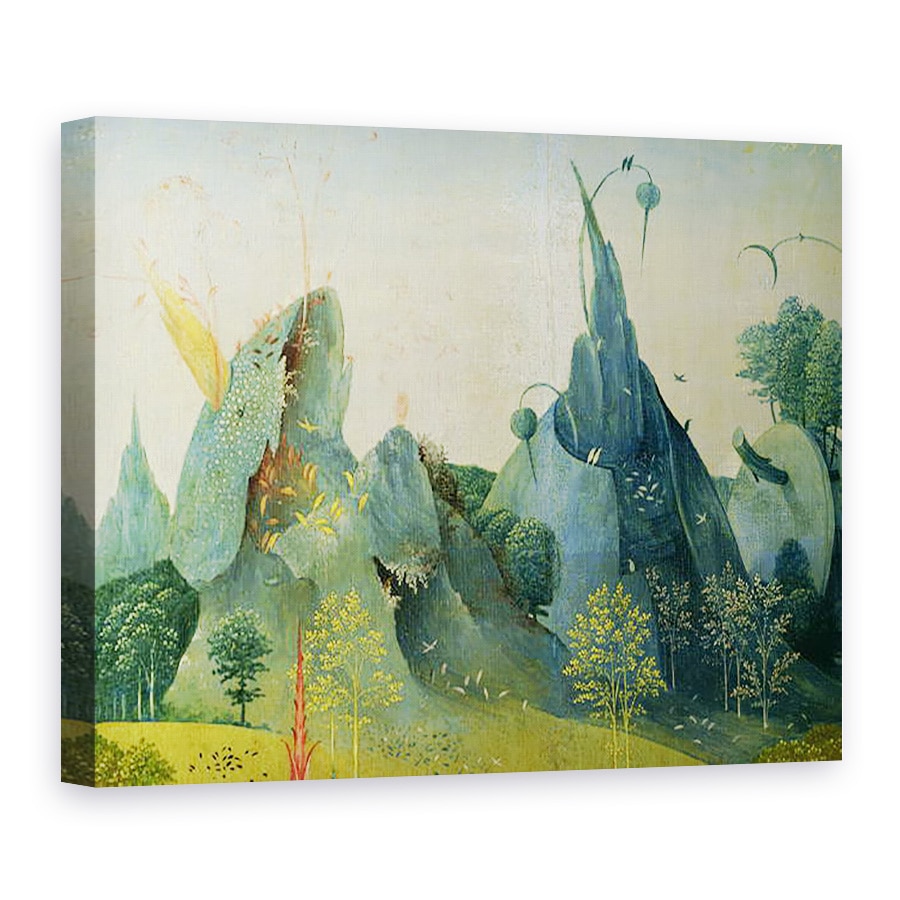 Tablou canvas - Hieronymus Bosch - Gradina deliciilor Pamantesti VIII, 75 x 100 cm