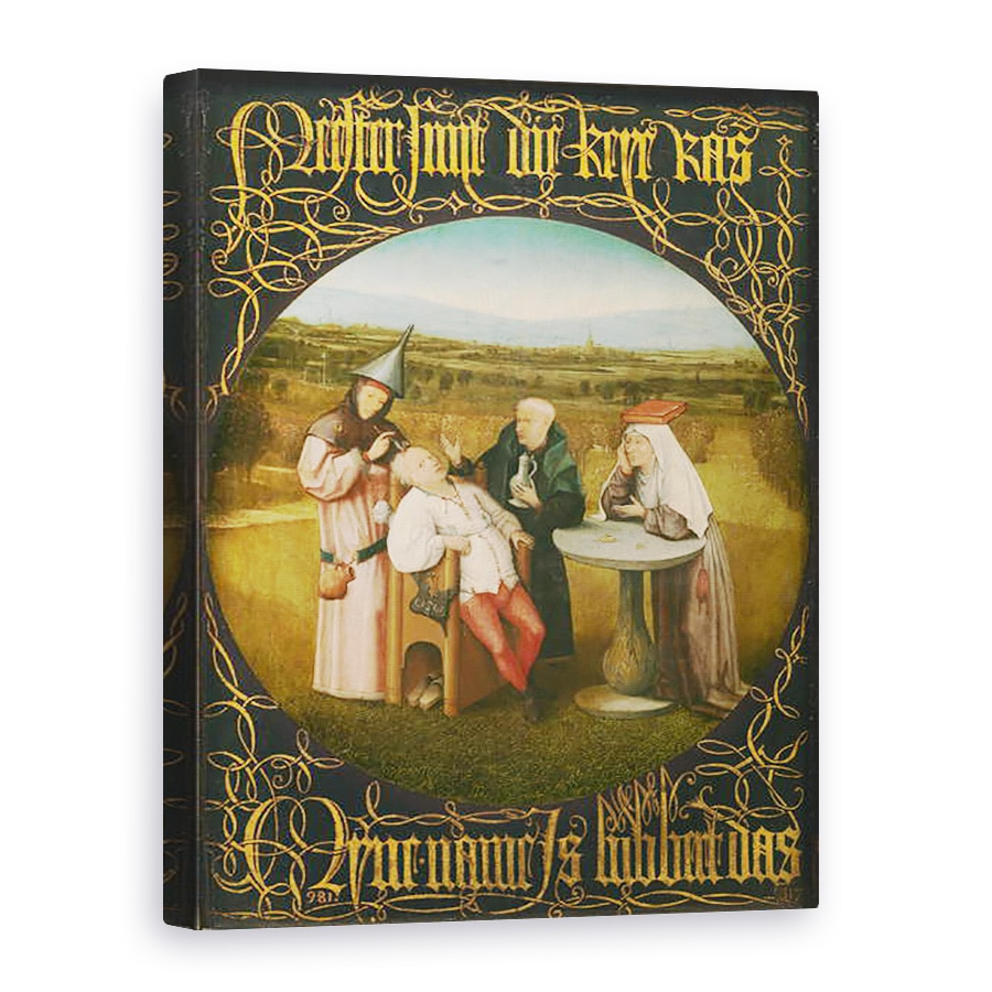 Tablou canvas - Hieronymus Bosch - Vindecarea nebuniei, 75 x 100 cm