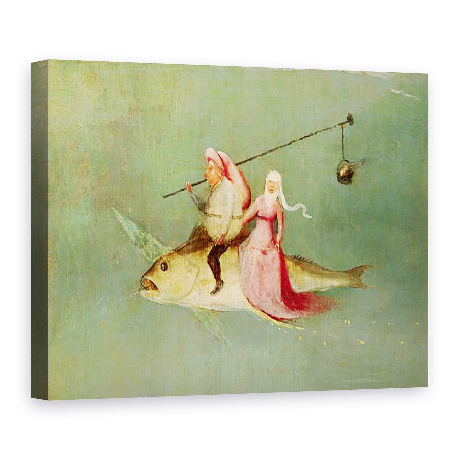 Tablou canvas - Hieronymus Bosch - Tentatia Sfantului Anton, panoul din dreapta, 75 x 100 cm
