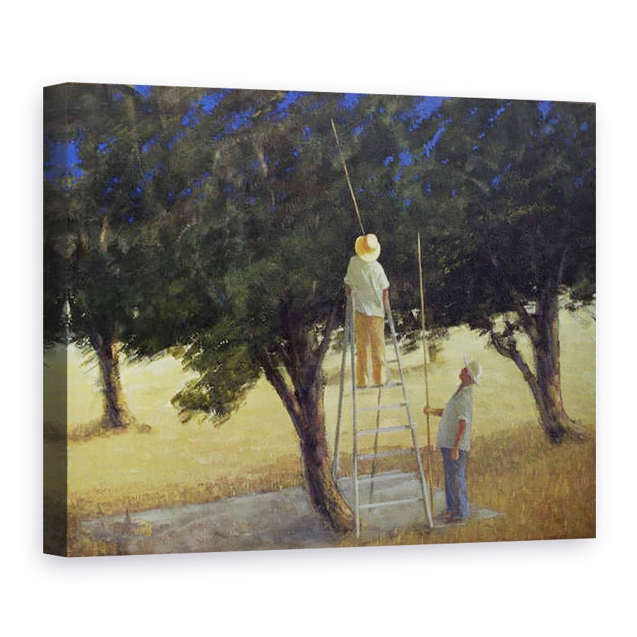 Tablou canvas - Lincoln Seligman - Culegatori de masline, 60 x 80 cm