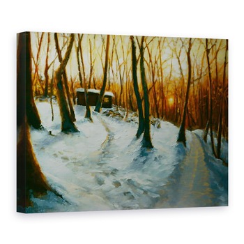 Tablou canvas - Lee Campbell - Woods Snowy 2002, 60 x 80 cm Tablou canvas - Lee Campbell - Woods Snowy 2002, 60 x 80 cm