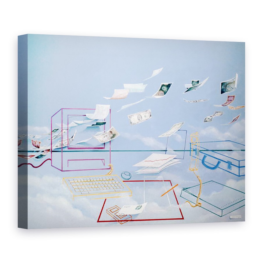 Tablou canvas - Lincoln Seligman - Magic Money ulei pe panza, 60 x 80 cm