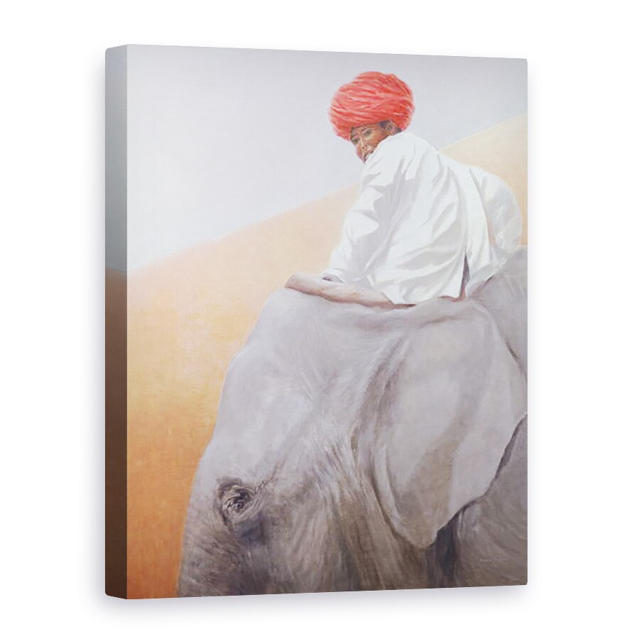 Tablou canvas - Lincoln Seligman - Elefant Boy, 75 x 100 cm