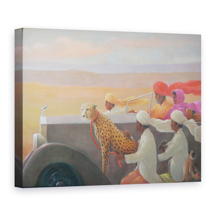 Tablou canvas - Lincoln Seligman - Turban mare si rosu II, 60 x 80 cm