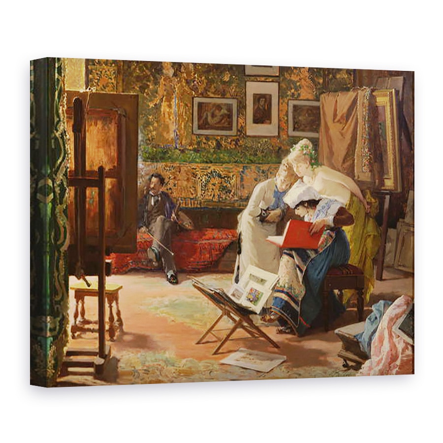 Tablou canvas - Lorenzo Valles - Studioul artistului, 60 x 80 cm