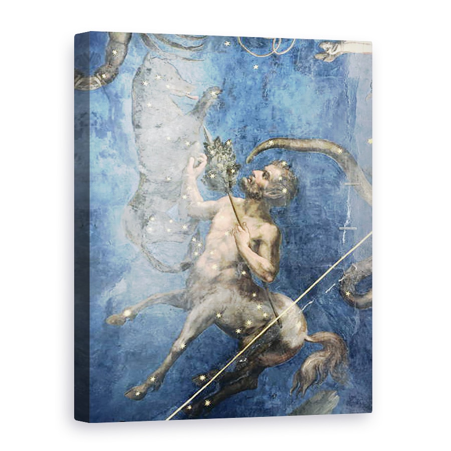 Tablou canvas - Lorenzo Costa the Younger - Centaurus, din tavanul Sala dello Zodiaco, 60 x 80 cm