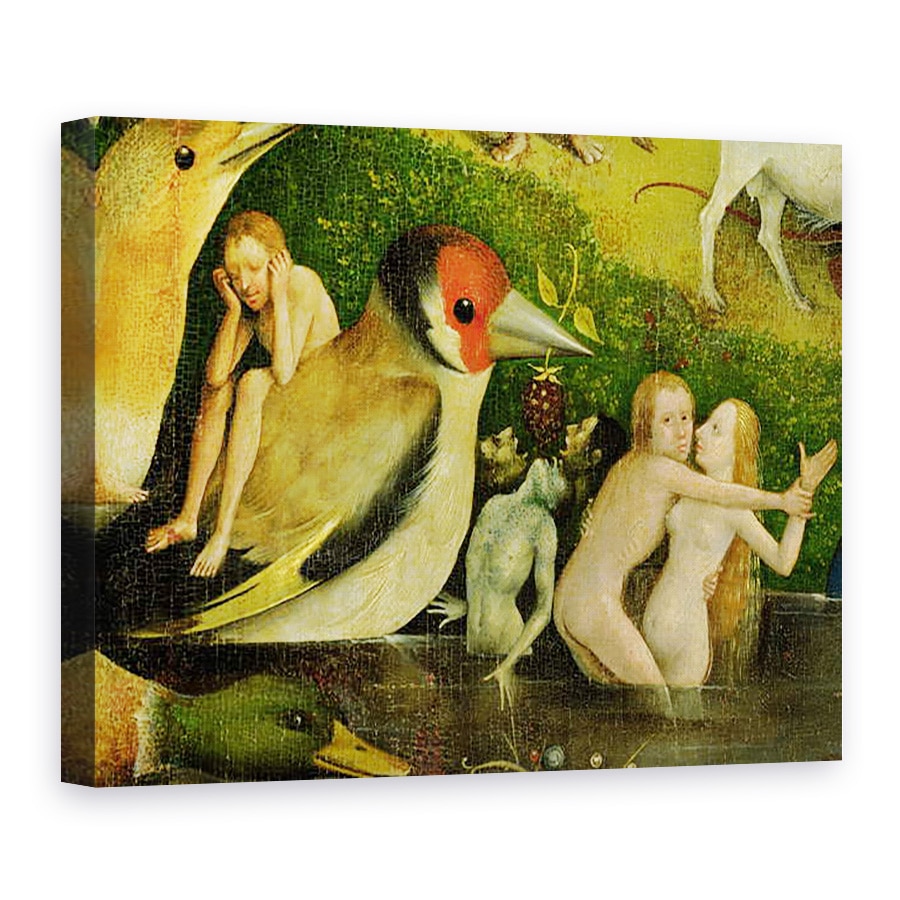 Tablou canvas - Hieronymus Bosch - Gradina deliciilor Pamantesti X, 75 x 100 cm