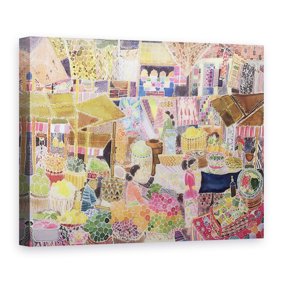 Tablou canvas - Hilary Simon - Piata Ubud, Bali, 75 x 100 cm