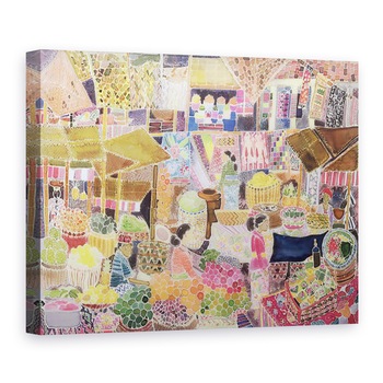 Tablou canvas - Hilary Simon - Piata Ubud, Bali, 50 x 70 cm Tablou canvas - Hilary Simon - Piata Ubud, Bali, 50 x 70 cm