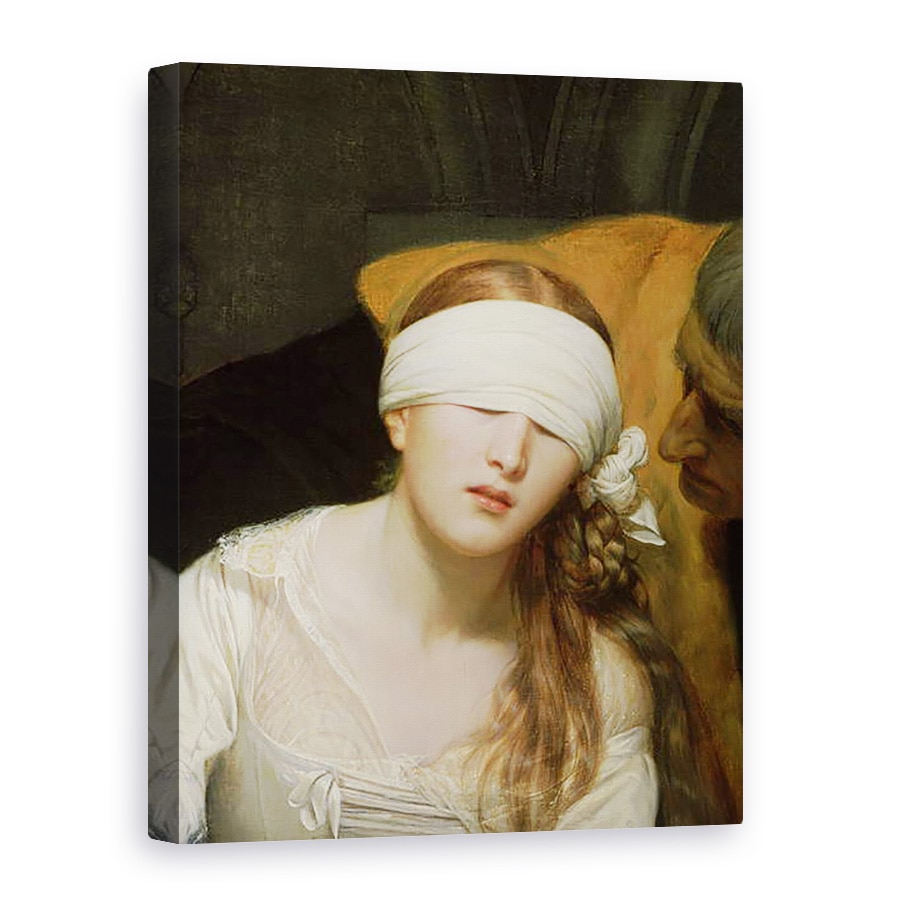 Tablou canvas - Hippolyte Delaroche - Executarea lui Lady Jane Grey II, 75 x 100 cm