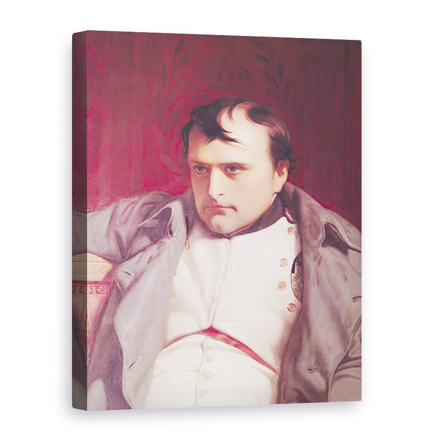 Tablou canvas - Hippolyte Delaroche - Napoleon 1769-1821 dupa abdicarea sa ulei pe panza, 75 x 100 cm