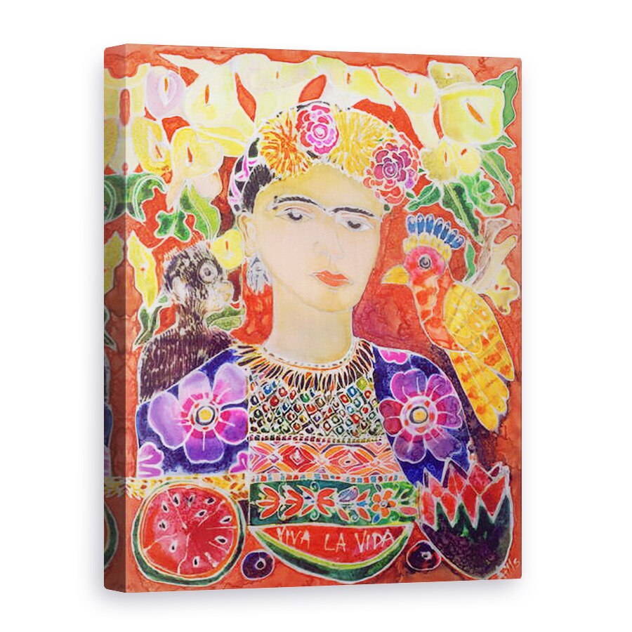 Tablou canvas - Hilary Simon - Respecta Frida Kahlo, 75 x 100 cm