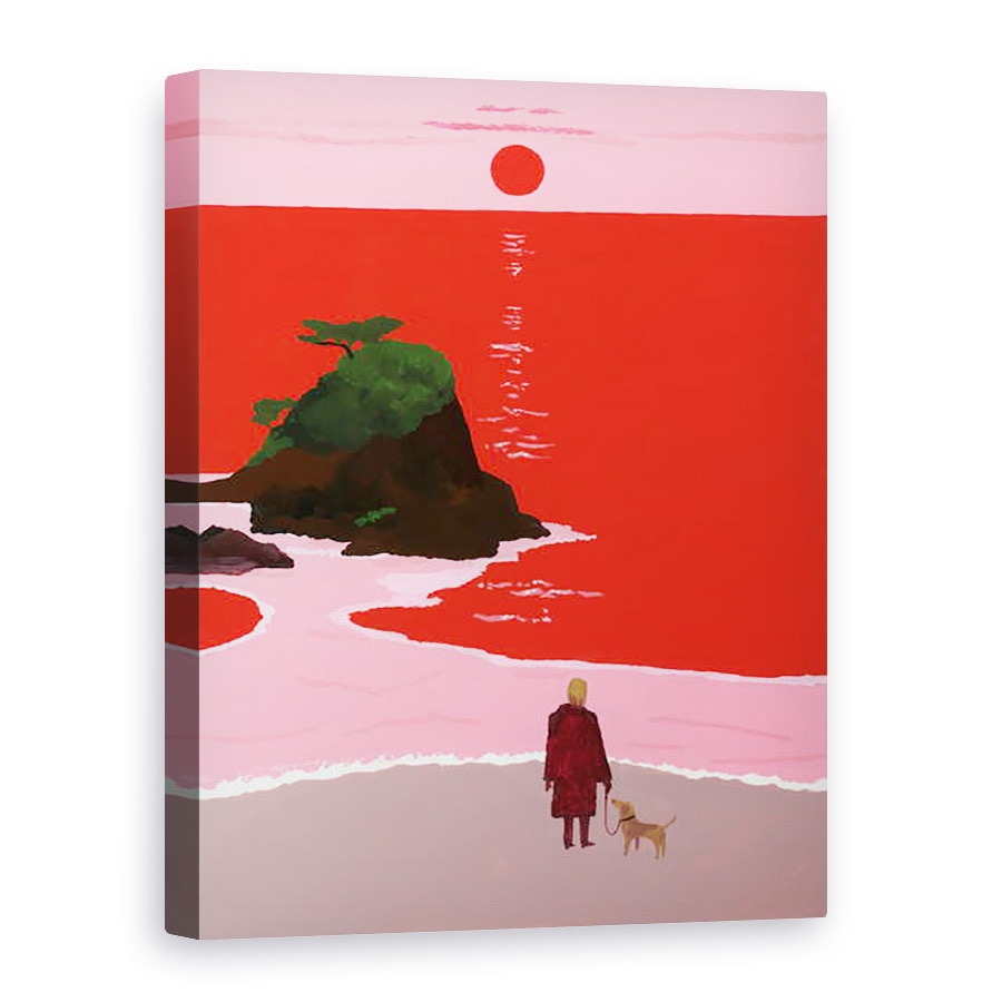 Tablou canvas - Hiroyuki Izutsu - Coasta de apus, 75 x 100 cm