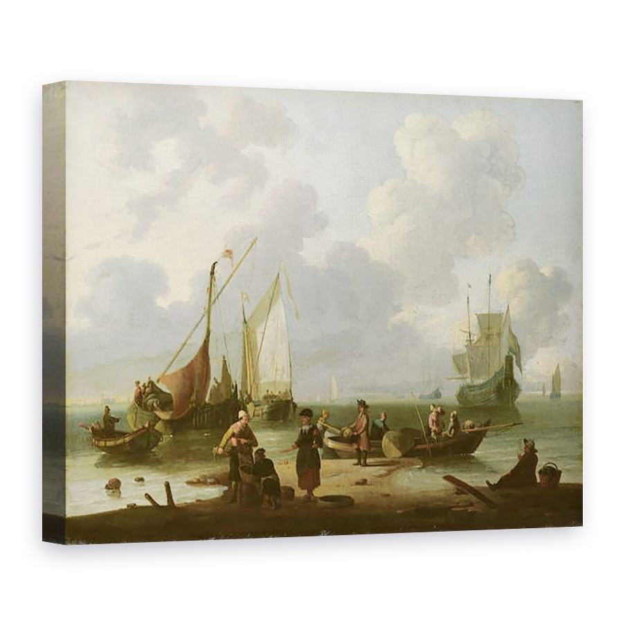 Tablou canvas - I Backhuysen, Ludolf - Peisaj marin, 75 x 100 cm