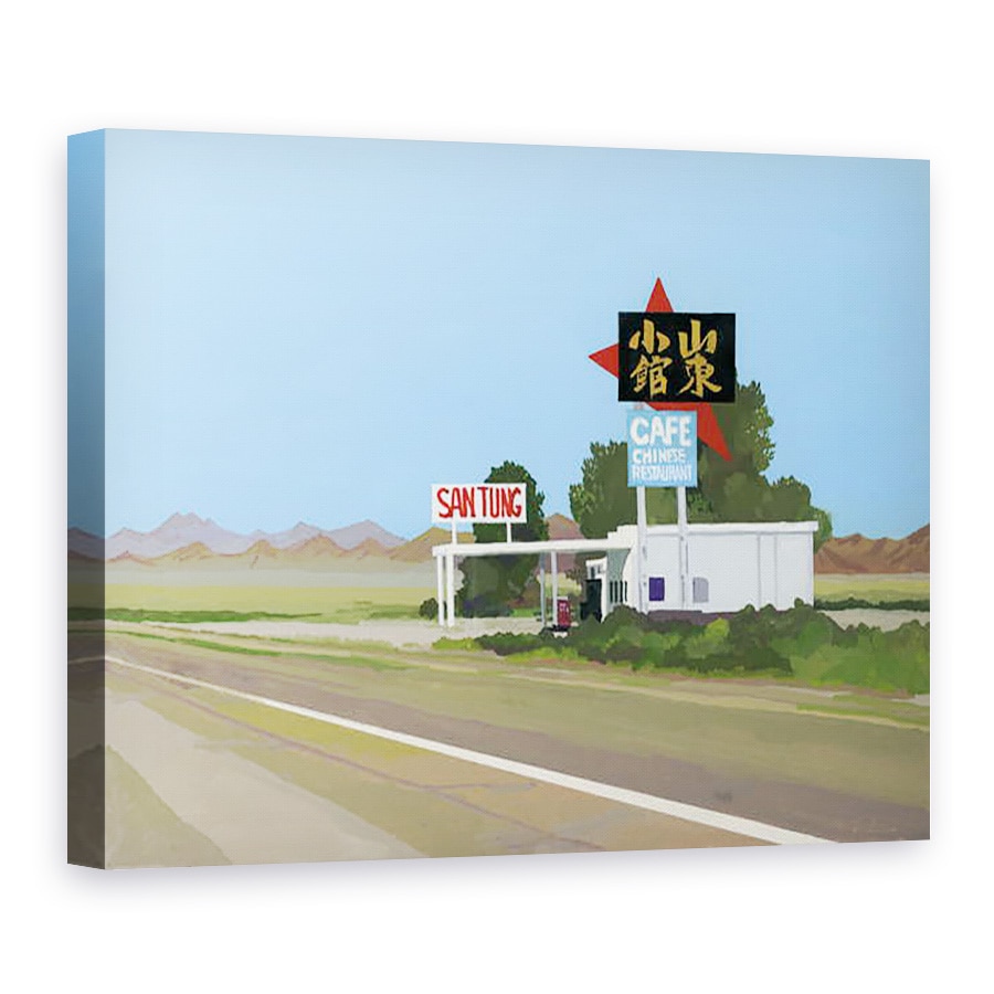 Tablou canvas - Hiroyuki Izutsu - Restaurantul chinezesc de-a lungul autostrazii, 60 x 80 cm