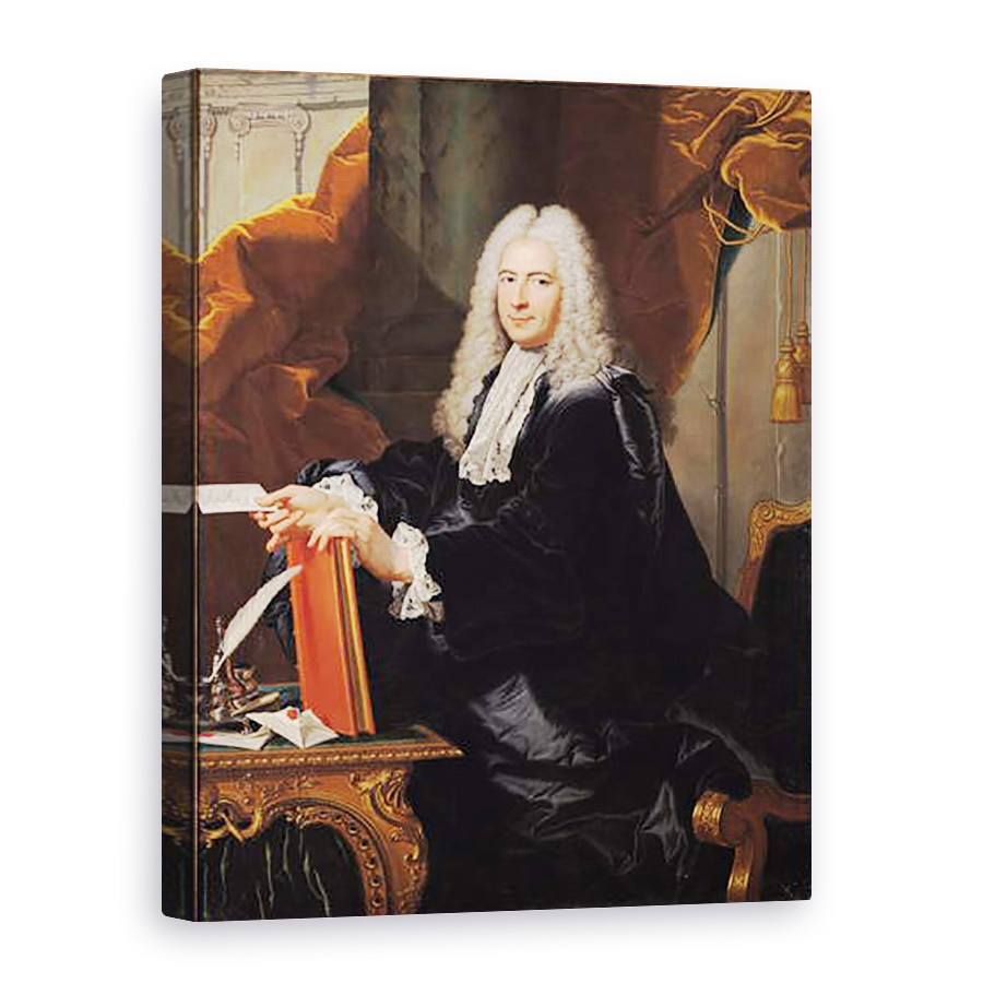Tablou canvas - Hyacinthe Rigaud - Portretul lui Philibert Orry 1689-1747, 60 x 80 cm