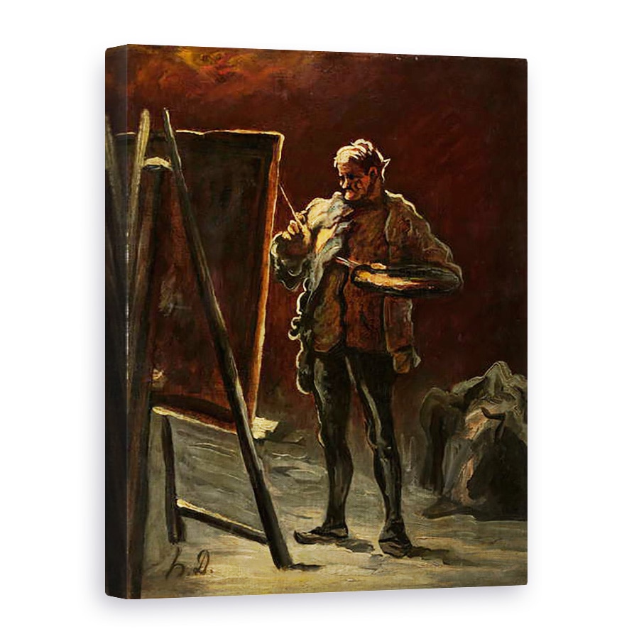 Tablou canvas - Honore Daumier - Artist II, 75 x 100 cm