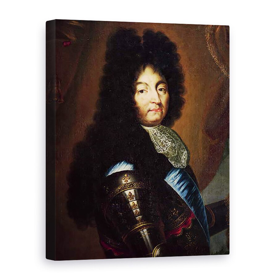 Tablou canvas - Hyacinthe Francois Rigaud - Louis XIV 1638-1715, 60 x 80 cm