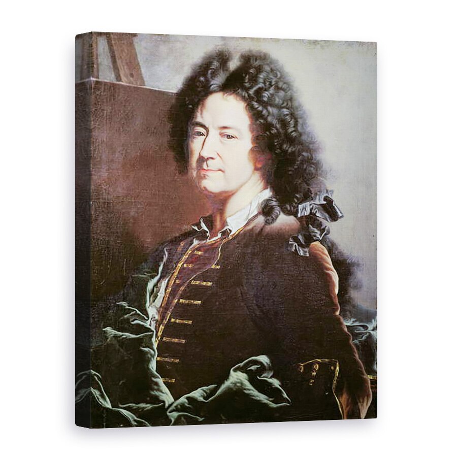 Tablou canvas - Hyacinthe Francois Rigaud - Autoportret, 75 x 100 cm