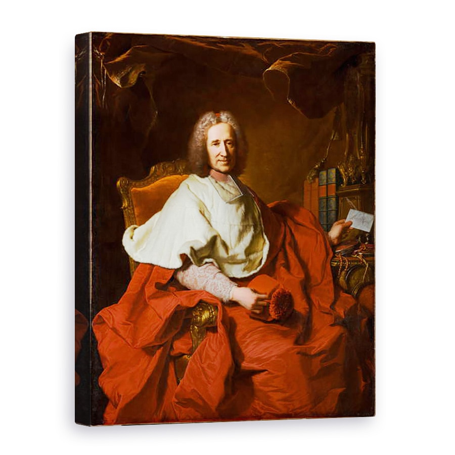 Tablou canvas - Hyacinthe Francois Rigaud - Cardinalul Guillaume Dubois, 75 x 100 cm