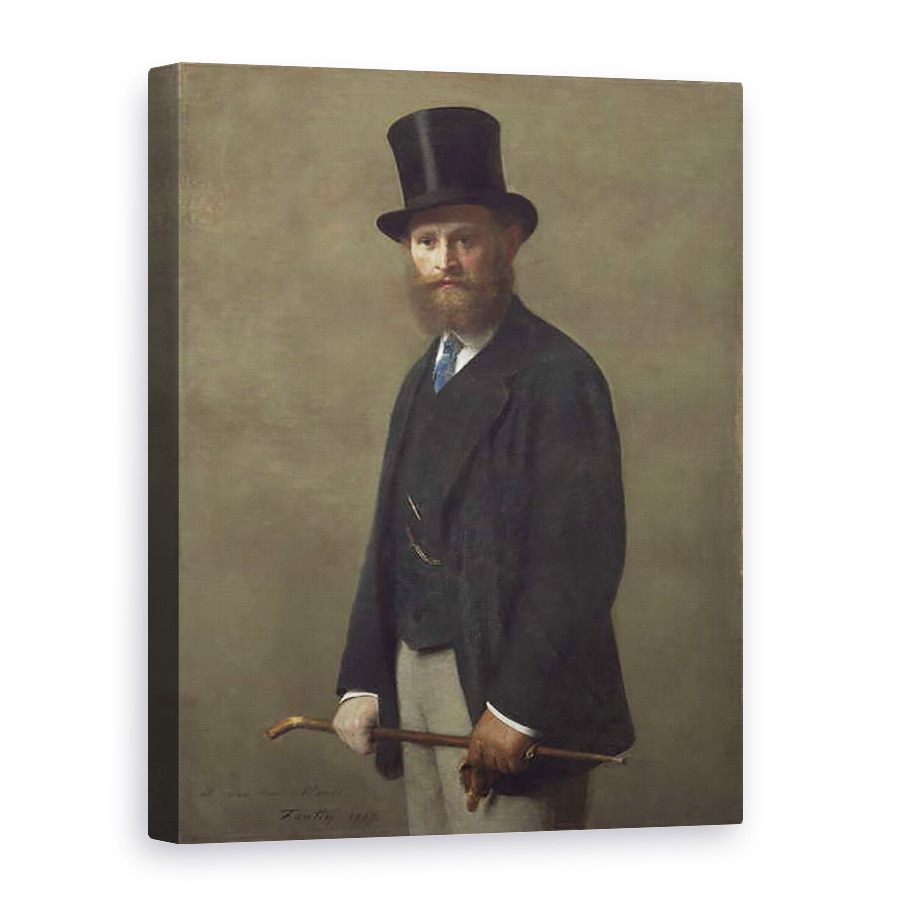 Tablou canvas - Ignace Henri Jean Fantin-Latour - Édouard Manet, 75 x 100 cm