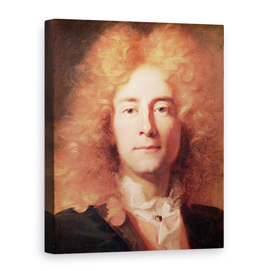 Tablou canvas - Hyacinthe Francois Rigaud - Portretul unui Om Necunoscut, 75 x 100 cm