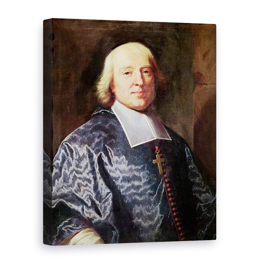 Tablou canvas - Hyacinthe Francois Rigaud - Portretul lui Jacques Benigne Bossuet 1627-1704 1693, 75 x 100 cm