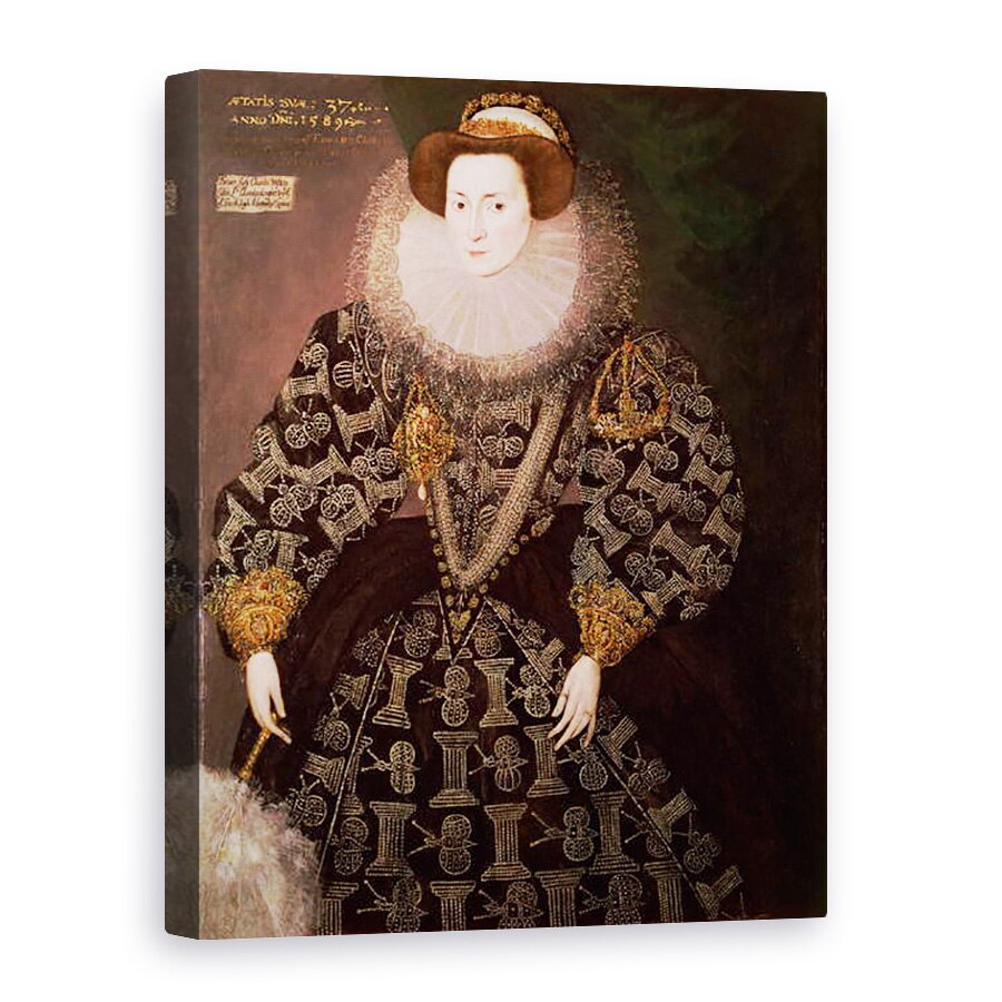 Tablou canvas - Hieronymus Custodis - Frances Clinton, Lady Chandos 1552-1623, 60 x 80 cm