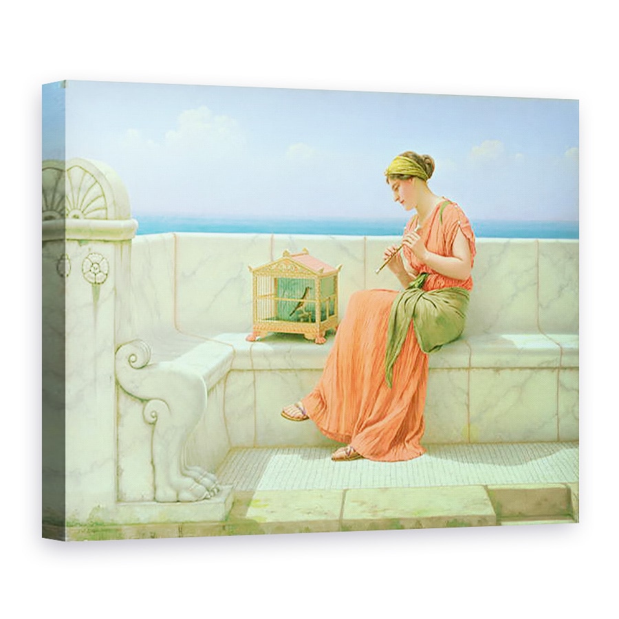 Tablou canvas - John William Godward - Sunete dulci, 75 x 100 cm