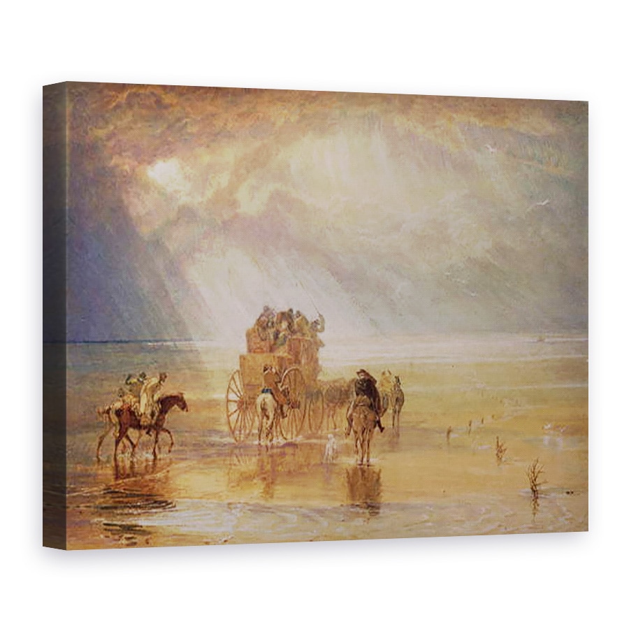 Tablou canvas - Joseph Mallord William Turner - Nisipurile Lancaster, 50 x 70 cm